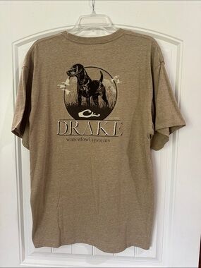 Drake Waterfowl Systems Men's Short Sleeve Tee - Tan